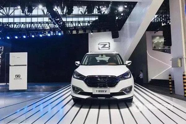5月18日，眾泰汽車首款純電SUV——T300EV正式上市
