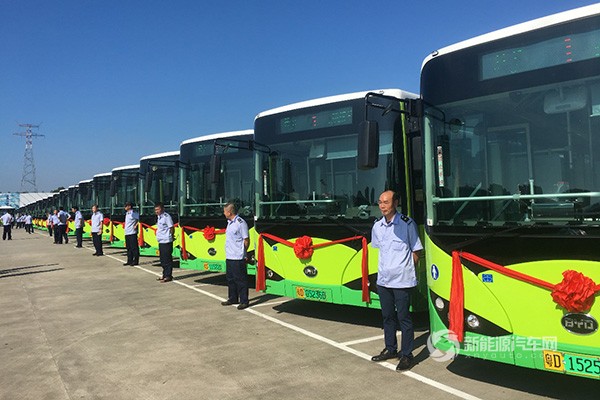 刷新汕頭市投放記錄 比亞迪600臺便民純電動公交車啟動交付