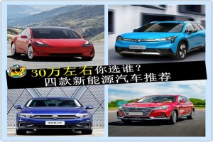 30萬左右新能源車你選誰？這四款車值得推薦