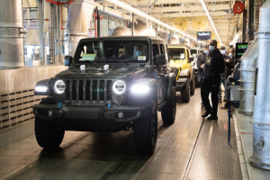 Jeep牧馬人4xe正式下線 2021年初上市銷售