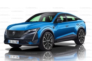 標(biāo)致全新4008假想圖 頂配車(chē)型將搭載插混四驅(qū)