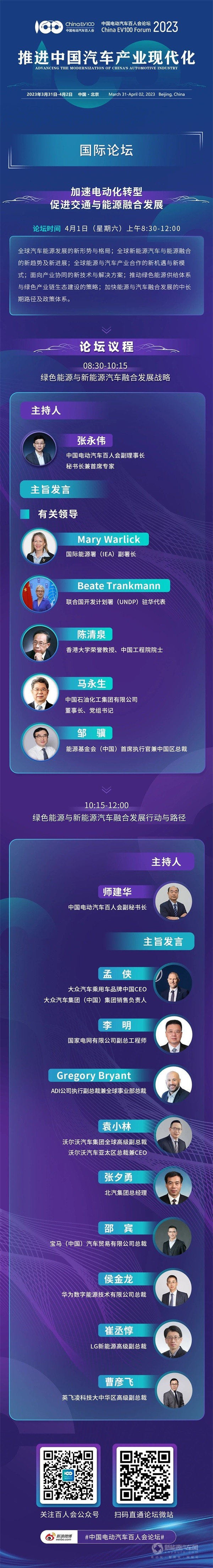 百人會(huì)論壇2023全議程重磅首發(fā)