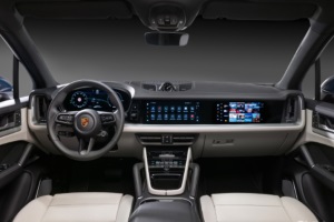 將在上海車展全球首發(fā) 保時(shí)捷新Cayenne插混內(nèi)飾公布
