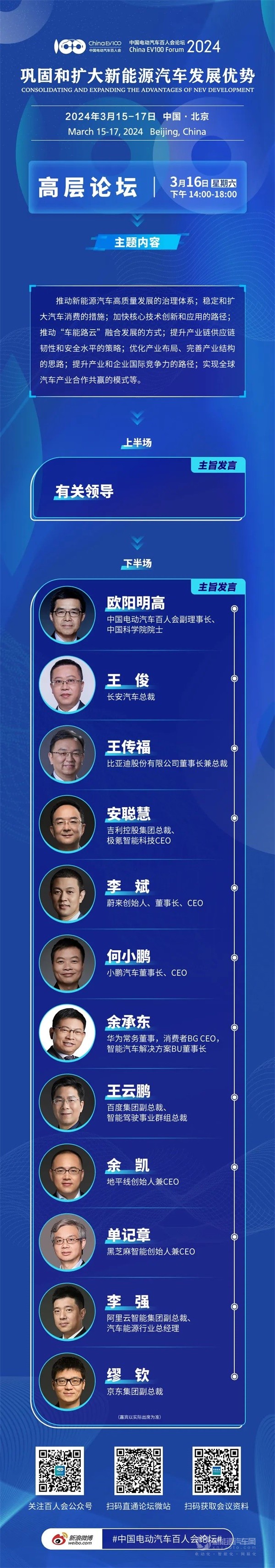 百人會(huì)論壇(2024)最新全議程