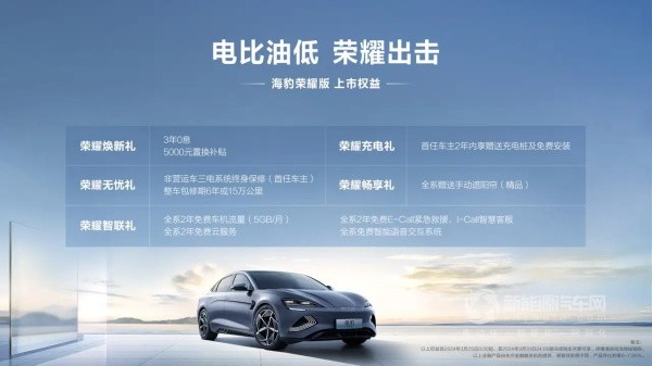 比亞迪海豹榮耀版