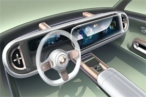 將北京車展全球首發(fā)，全新smart精靈#5概念車內(nèi)飾預(yù)告圖