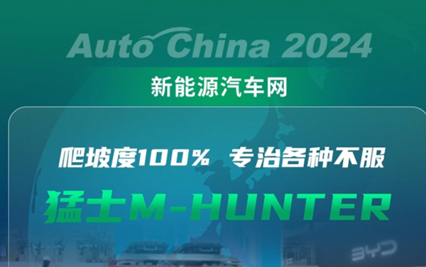 爬坡度100%，專制各種不服，猛士M HUNTER