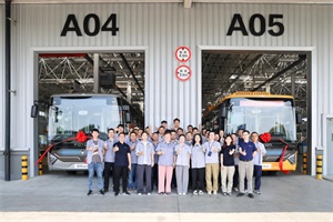 加速布局新能源賽道!歐輝BJ6859系列純電城市客車成功下線