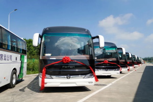 “氫”裝上陣 福田歐輝BJ6126氫燃料客車交付北京一路領(lǐng)先旅游