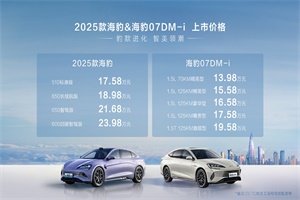 海豹IP上新，比亞迪2025款海豹、海豹07DM-i正式上市!