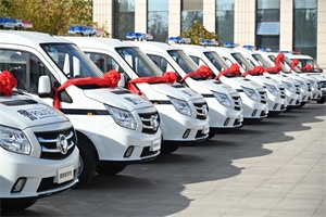 共筑城市“安全網(wǎng)”！圖雅諾警用車輛批量交付濰坊