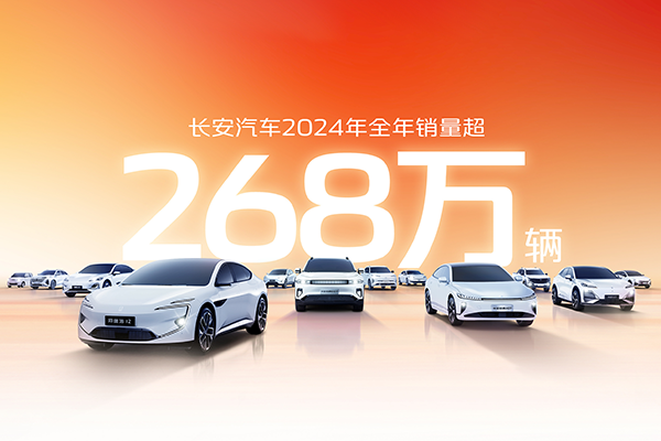 長安汽車2024年全年銷量超268萬輛