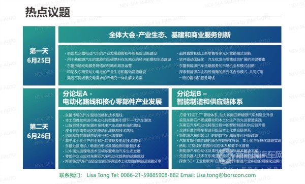 新能源汽車國(guó)際峰會(huì)東南亞站